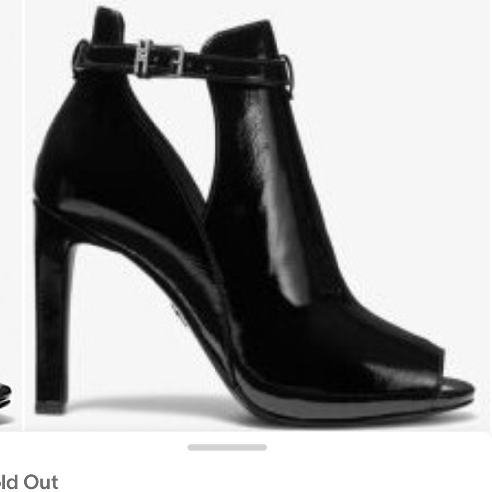 Michael Kors Lawson Open Toe Ankle Boot Patent Leather ✨brand new✨No box